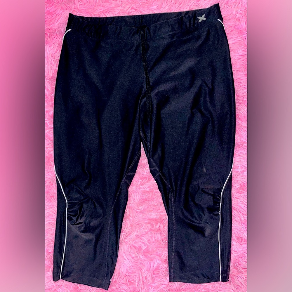 Black athletic stretch pants